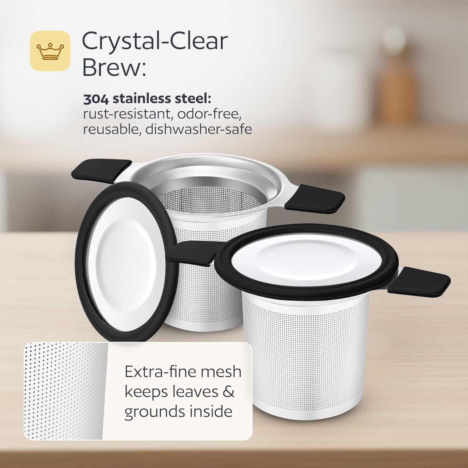 Stainless Steel Tea Infuser for Loose Leaf Tea